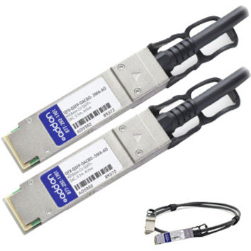 Axiom 40GBASE-CR4 QSFP+ vers 4 10GBASE-CU SFP+ DAC actif compatible Juniper 5 m QFX-QSFP-DACBO-5MA-AX