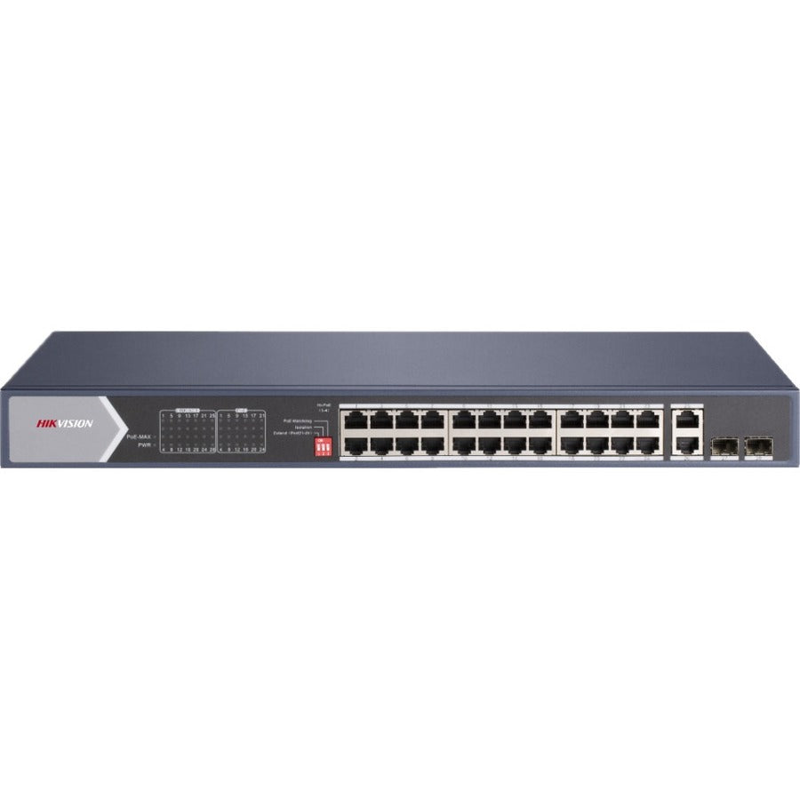Commutateur Hi-PoE non géré Gigabit 28 ports Hikvision DS-3E0528HP-E