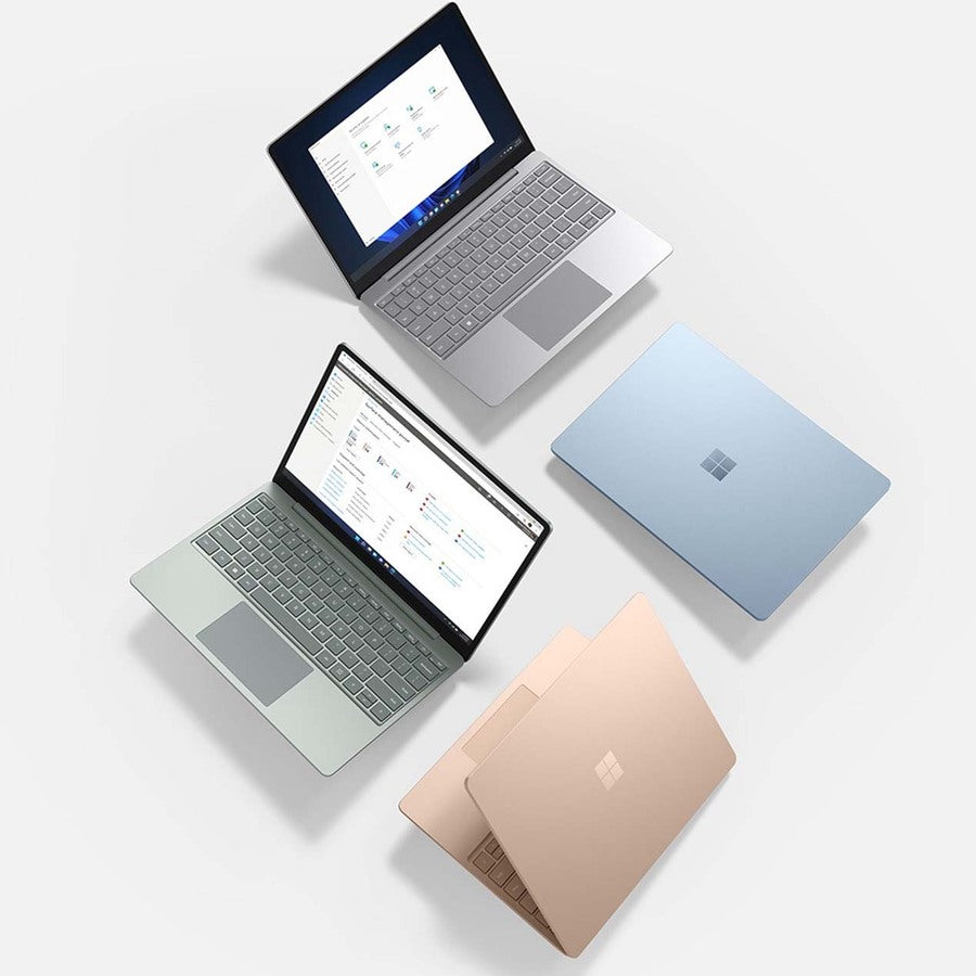 Ordinateur portable Microsoft Surface Laptop Go 2 12,4" à écran tactile - Intel Core i5 11e génération i5-1135G7 - 8 Go - SSD 256 Go - Bleu glacier 8QF-00012