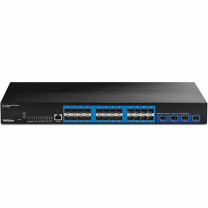 Commutateur SFP géré de couche 2 à 28 ports TRENDnet avec ports SFP+ 10G TL2-F70284
