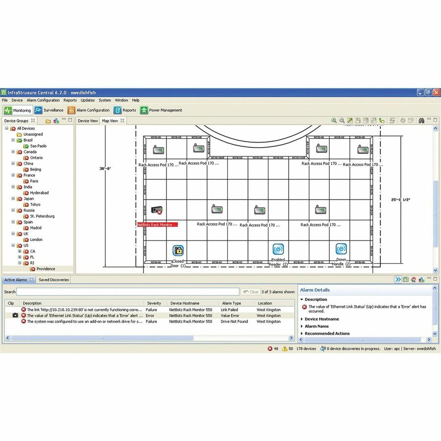 Appareil de base AP9465 d'APC by Schneider Electric Data Center Expert