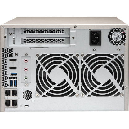 NAS QNAP puissant avec APU AMD RX-421BD Quad-Core et évolutivité PCIe TVS-673e-8G-US