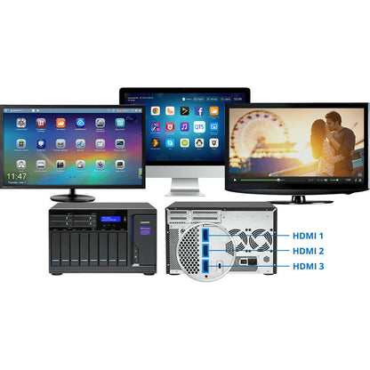 QNAP Turbo NAS TVS-1282-I7-64G SAN/NAS Storage System TVS-1282-I7-64G-US