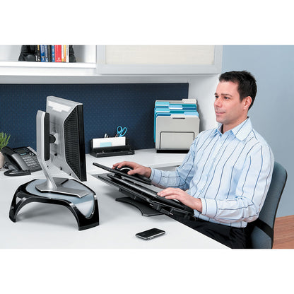 Gestionnaire de clavier inclinable et coulissant Fellowes 8060101