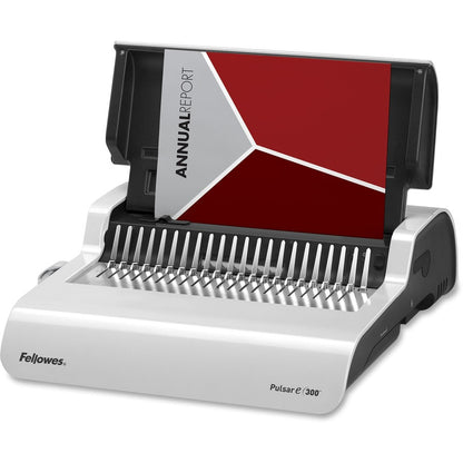 Machine à relier électrique à peigne Fellowes Pulsar™ E 300 avec kit de démarrage 5216701
