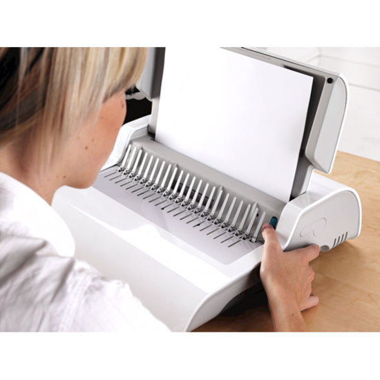 Machine à relier électrique à peigne Fellowes Pulsar™ E 300 avec kit de démarrage 5216701