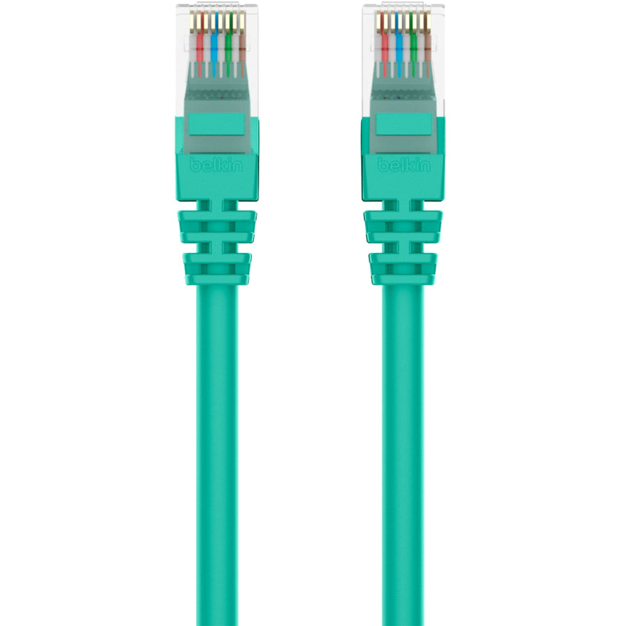 Câble de raccordement Belkin Cat5e A3L791-15-GRN-S