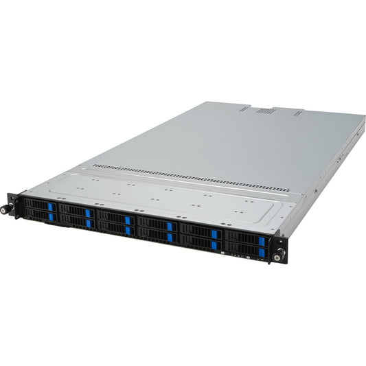 Système Barebone Asus RS500A-E12-RS12U-12W16B - Montable en rack 1U - Socket SP5 LGA-6096 - Prise en charge 1 x processeur - AMD RS500A-E12-RS12U-12W16B
