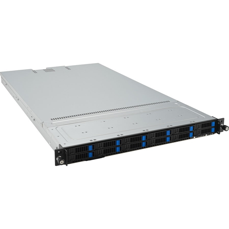 Système Barebone Asus RS500A-E12-RS12U-12W16B - Montable en rack 1U - Socket SP5 LGA-6096 - Prise en charge 1 x processeur - AMD RS500A-E12-RS12U-12W16B