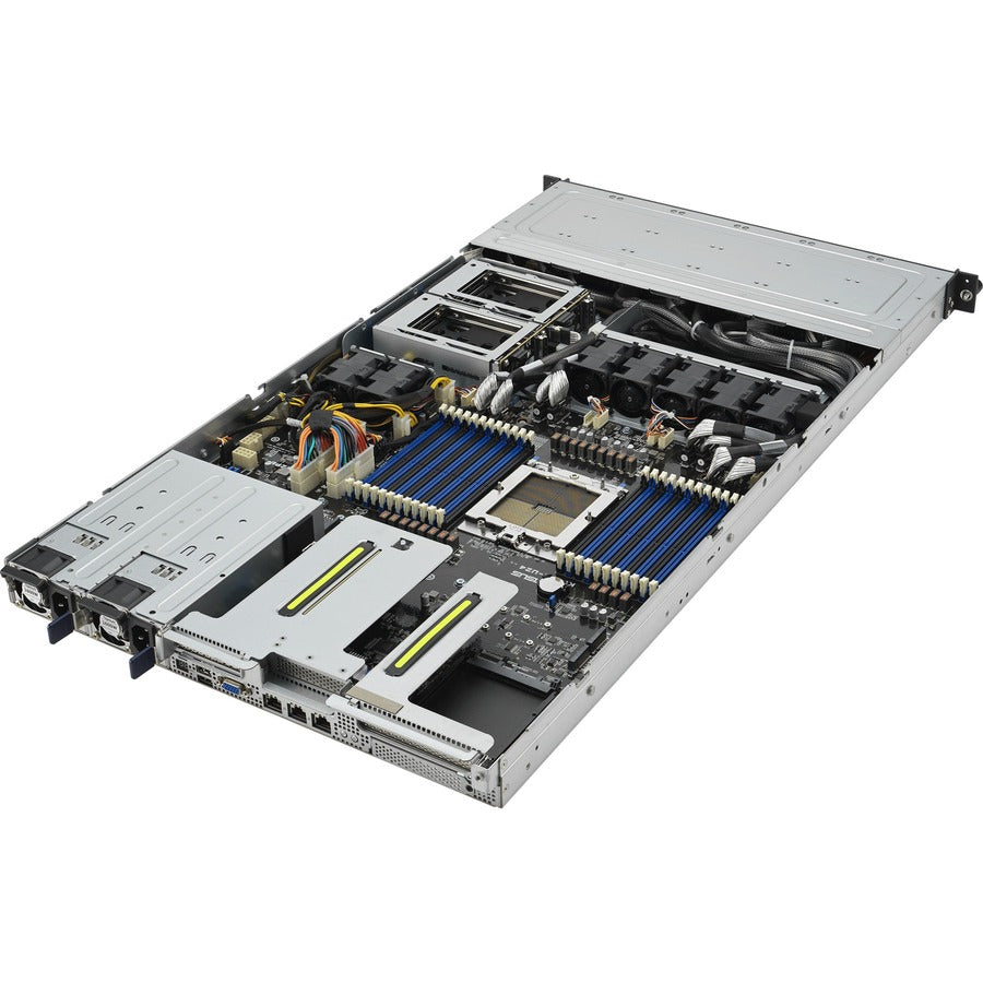 Système Barebone Asus RS500A-E12-RS12U-12W16B - Montable en rack 1U - Socket SP5 LGA-6096 - Prise en charge 1 x processeur - AMD RS500A-E12-RS12U-12W16B