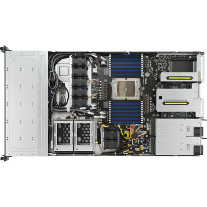 Système Barebone Asus RS500A-E12-RS12U-12W16B - Montable en rack 1U - Socket SP5 LGA-6096 - Prise en charge 1 x processeur - AMD RS500A-E12-RS12U-12W16B