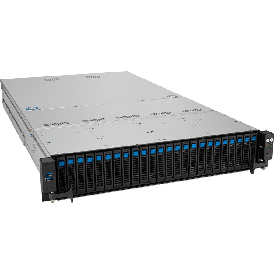 Système Barebone Asus RS520A-E12-RS24U-16W2RB - Montable en rack 2U - Socket SP5 LGA-6096 - Prise en charge 1 x processeur - AMD RS520A-E12-RS24U-16W2RB