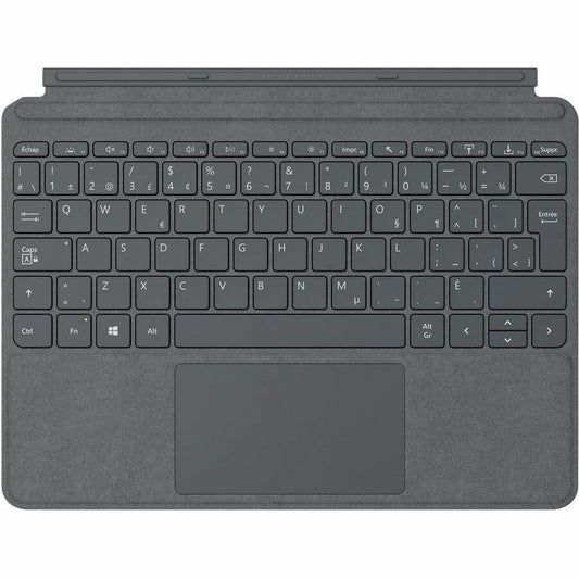 Étui clavier/housse Microsoft Type Cover pour tablette Microsoft Surface Go, Surface Go 2, Surface Go 3 - Platinum KCS-00002