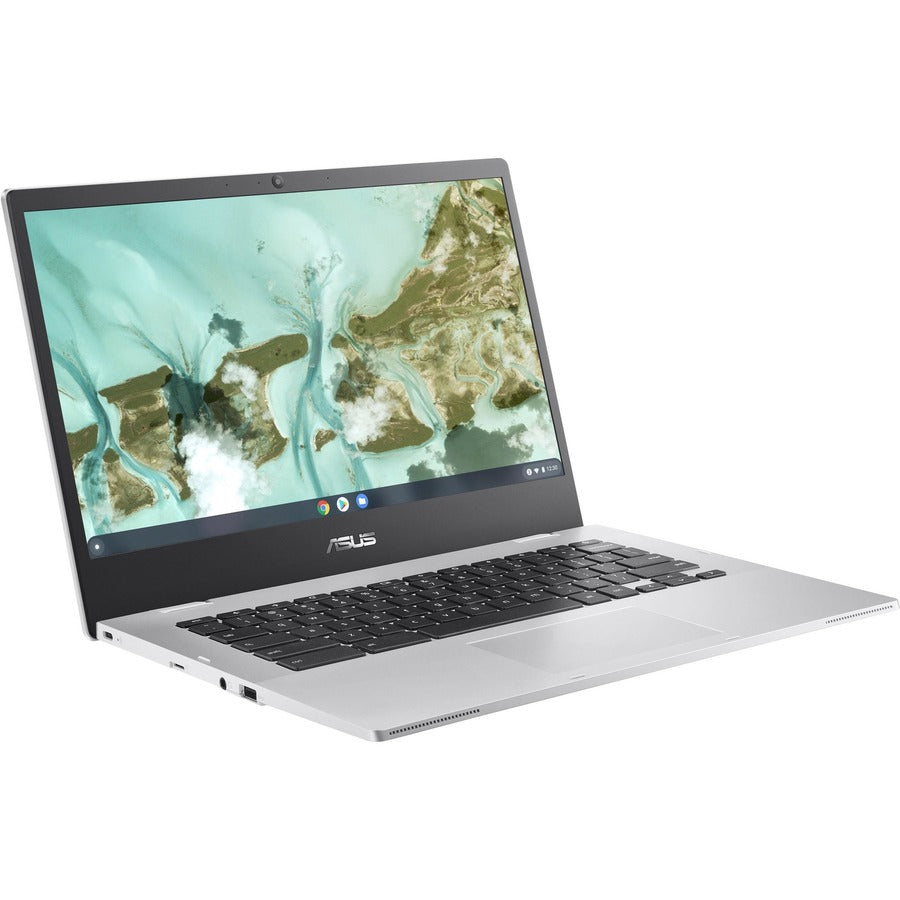 Asus Chromebook CX1 CX1400 CX1400FKA-DS01-CB Chromebook convertible 2 en 1 tactile 14" - Full HD - Intel Celeron N4500 - 4 Go - Mémoire flash 64 Go - Argent transparent CX1400FKA-DS01-CB