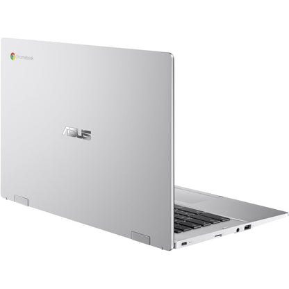 Asus Chromebook CX1 CX1400 CX1400FKA-DS01-CB Chromebook convertible 2 en 1 tactile 14" - Full HD - Intel Celeron N4500 - 4 Go - Mémoire flash 64 Go - Argent transparent CX1400FKA-DS01-CB