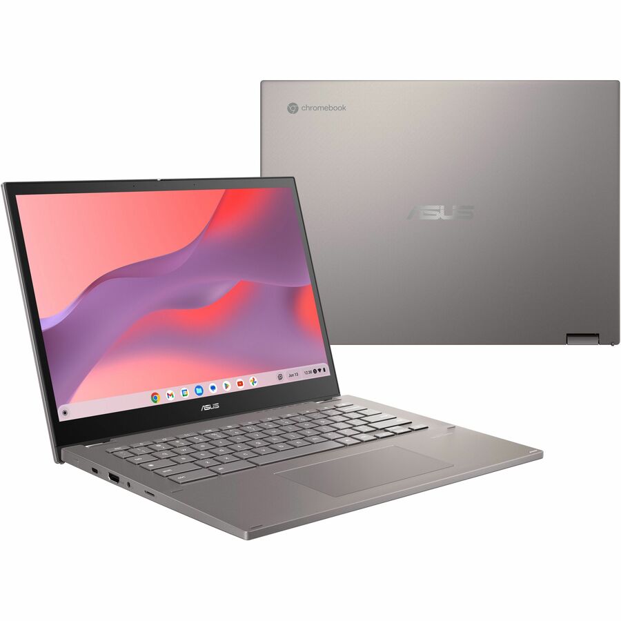 Asus Chromebook Vibe CX34 Flip CX3401 CX3401FBA-DS31T-CB Chromebook convertible 2 en 1 à écran tactile 14" - WUXGA - Intel Core i3 12e génération i3-1215U - 8 Go - SSD 128 Go - Blanc perle CX3401FBA-DS31T-CB