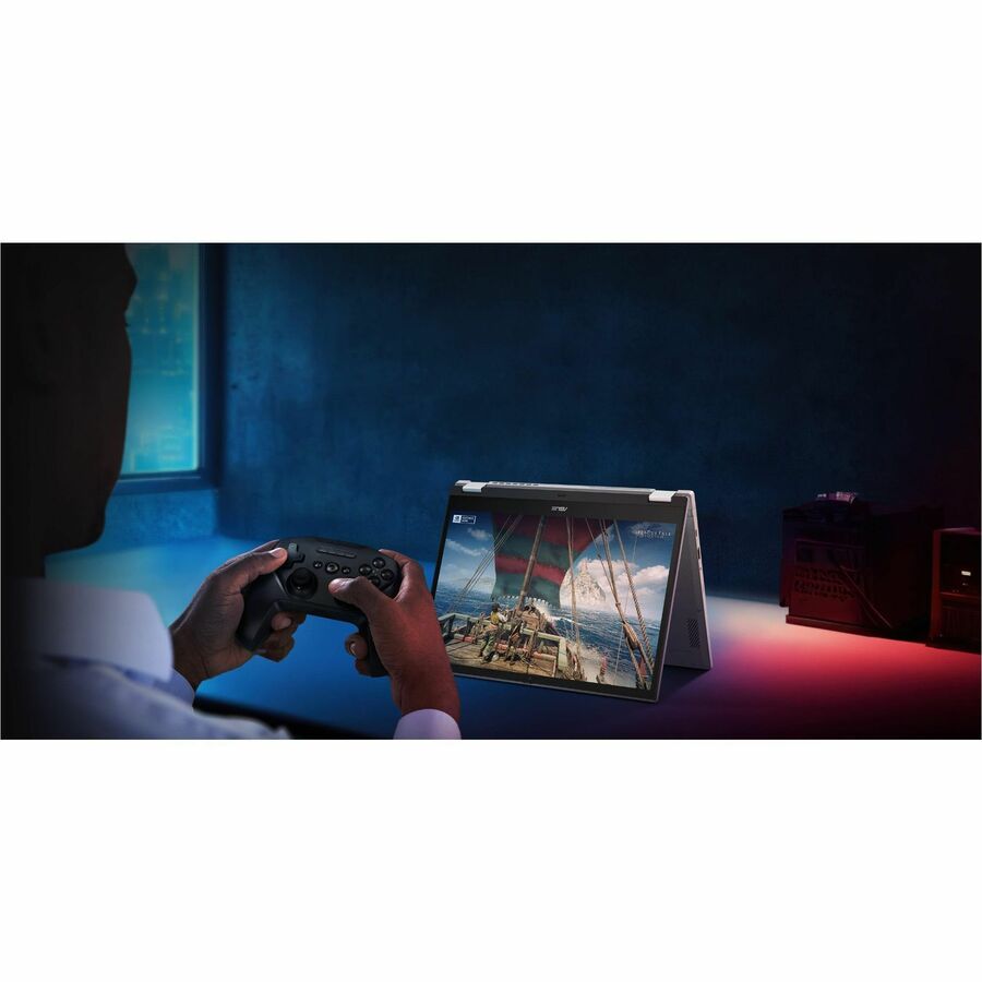 Asus Chromebook Vibe CX34 Flip CX3401 CX3401FBA-DS31T-CB Chromebook convertible 2 en 1 à écran tactile 14" - WUXGA - Intel Core i3 12e génération i3-1215U - 8 Go - SSD 128 Go - Blanc perle CX3401FBA-DS31T-CB