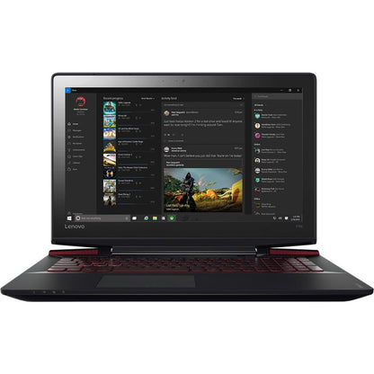 Ordinateur portable de jeu à écran tactile Lenovo IdeaPad Y700 Touch-15ISK 80NW0030US 15,6" - Intel Core i7 6e génération i7-6700HQ - 16 Go - SSD 256 Go - Clavier anglais (États-Unis) - Noir 80NW0030US