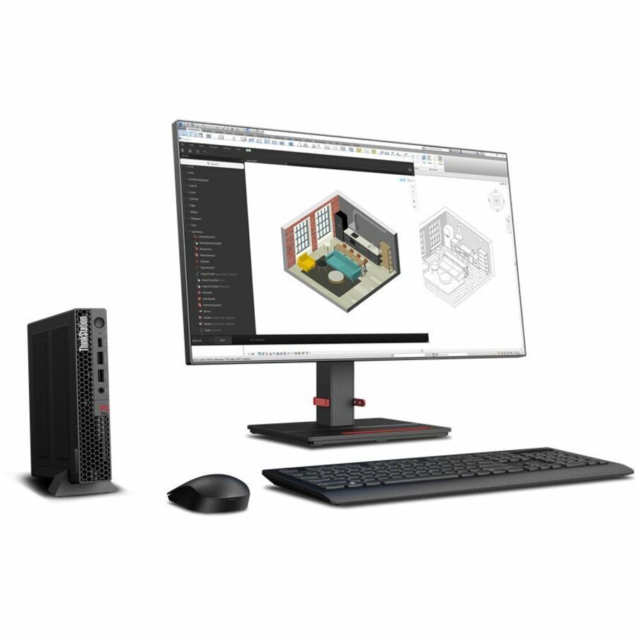 Lenovo ThinkStation P3 30H00048CA Workstation - 1 x Intel Core i7 13th Gen i7-13700 - 16 GB - 512 GB SSD - Tiny - Black 30H00048CA