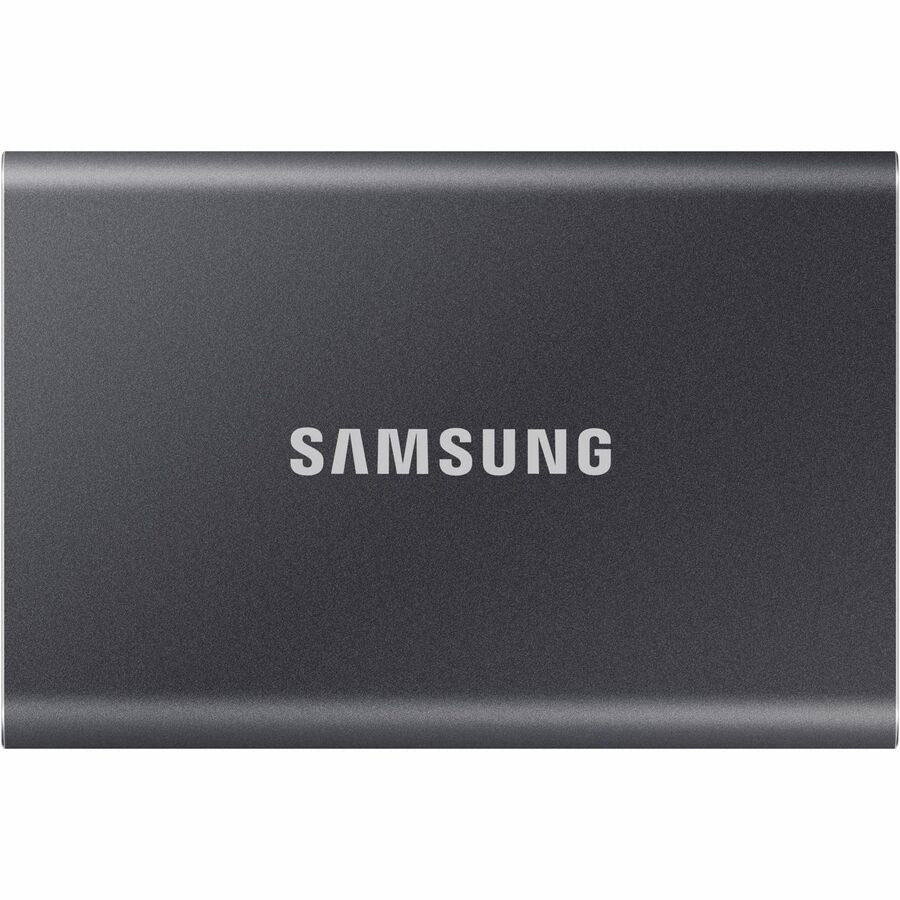 Disque SSD portable Samsung T7 4 To - Externe - PCI Express NVMe - Gris Titane MU-PC4T0T/AM