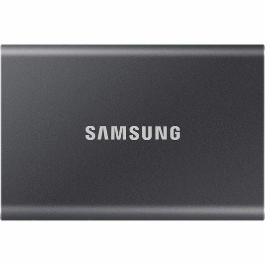 Disque SSD portable Samsung T7 4 To - Externe - PCI Express NVMe - Gris Titane MU-PC4T0T/AM
