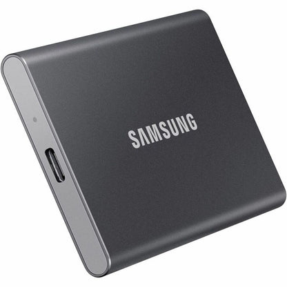 Disque SSD portable Samsung T7 4 To - Externe - PCI Express NVMe - Gris Titane MU-PC4T0T/AM