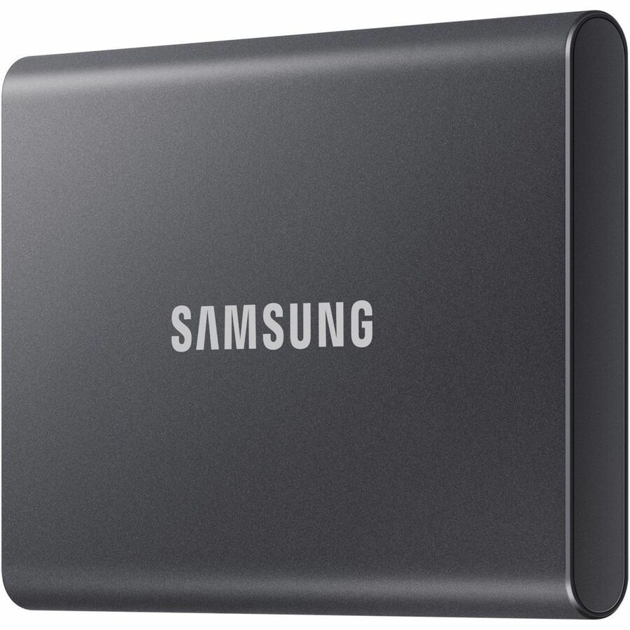Disque SSD portable Samsung T7 4 To - Externe - PCI Express NVMe - Gris Titane MU-PC4T0T/AM