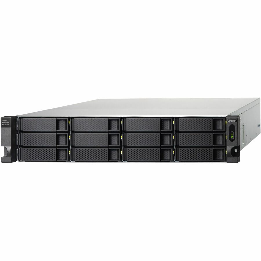 Boîtier de disque dur SATA/600 QNAP TL-R1200C-RP - Interface hôte USB 3.2 (Gen 2) Type C - Montable en rack 2U TL-R1200C-RP-US