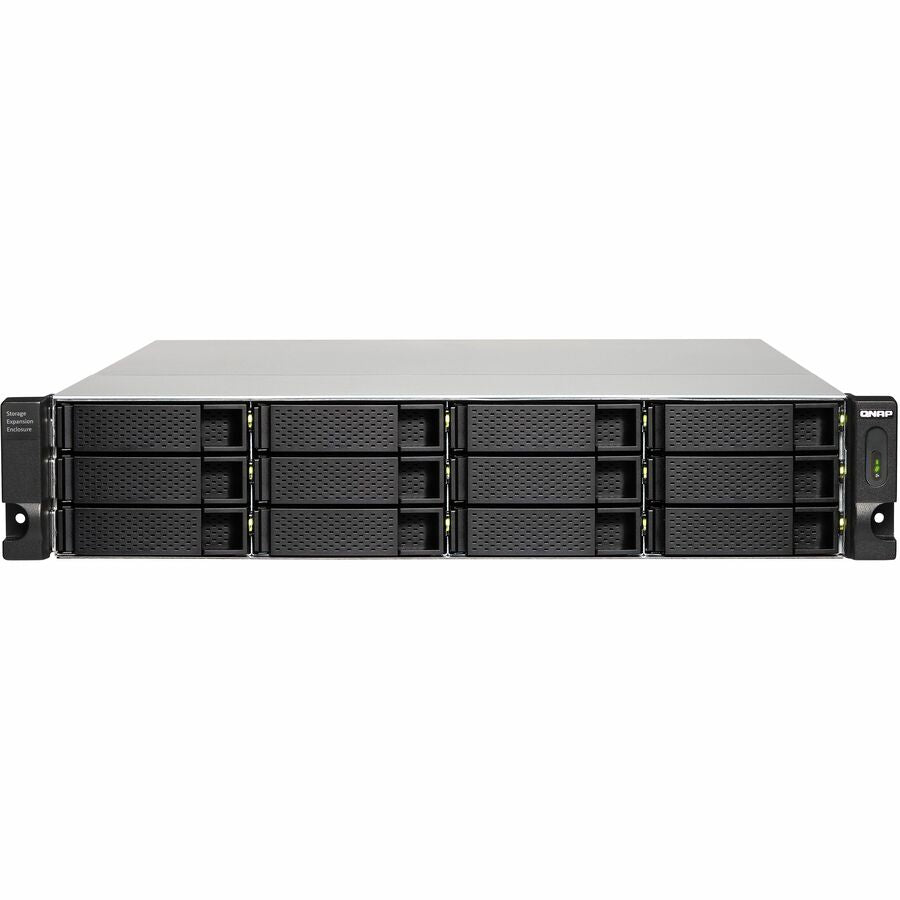 Boîtier de disque dur SATA/600 QNAP TL-R1200C-RP - Interface hôte USB 3.2 (Gen 2) Type C - Montable en rack 2U TL-R1200C-RP-US