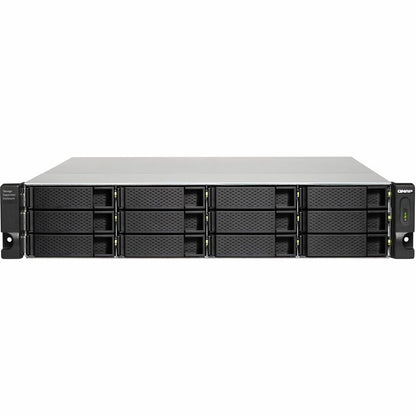 Boîtier de disque dur SATA/600 QNAP TL-R1200C-RP - Interface hôte USB 3.2 (Gen 2) Type C - Montable en rack 2U TL-R1200C-RP-US