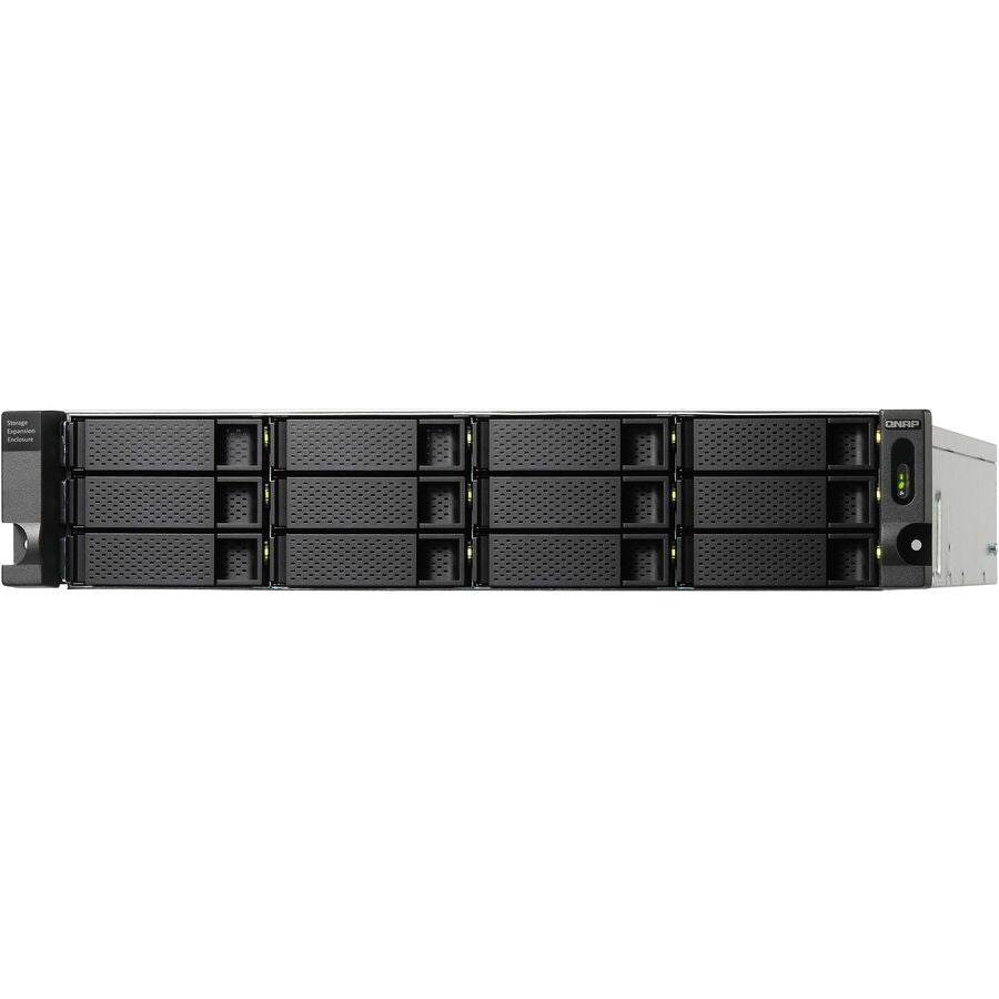 Boîtier de disque dur SATA/600 QNAP TL-R1200C-RP - Interface hôte USB 3.2 (Gen 2) Type C - Montable en rack 2U TL-R1200C-RP-US
