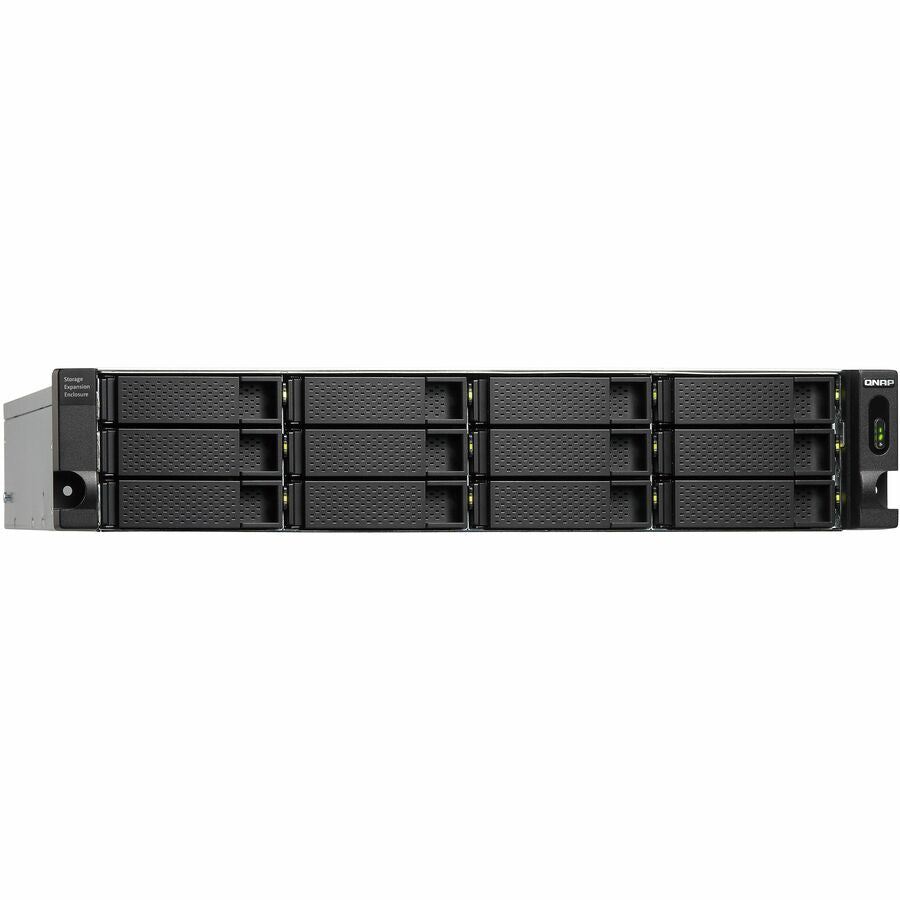 Boîtier de disque dur SATA/600 QNAP TL-R1200C-RP - Interface hôte USB 3.2 (Gen 2) Type C - Montable en rack 2U TL-R1200C-RP-US