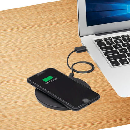 Chargeur de téléphone sans fil Tripp Lite par Eaton - 10 W, certifié Qi, compatible Apple et Samsung, noir U280-Q01FL-BK
