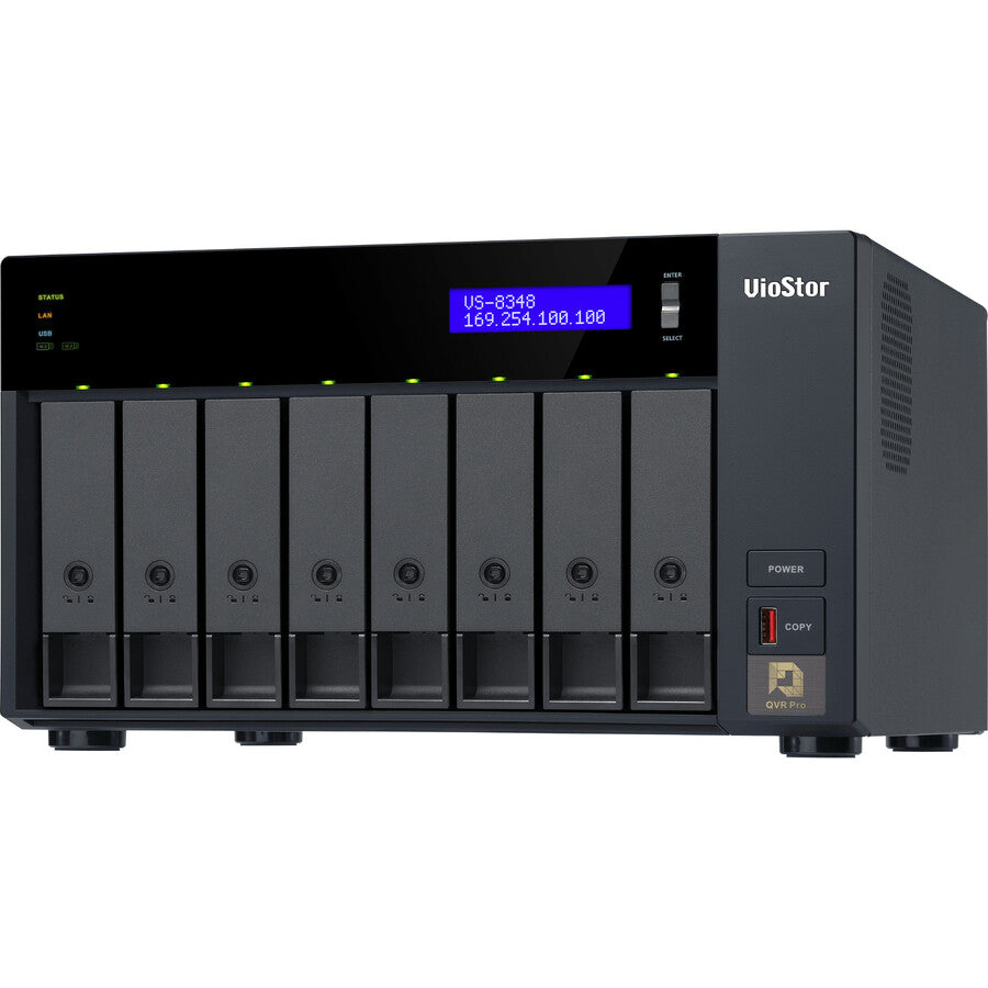 Serveur NVR QNAP à 8 baies ultra-hautes performances pour PME haut de gamme VS-8348-US