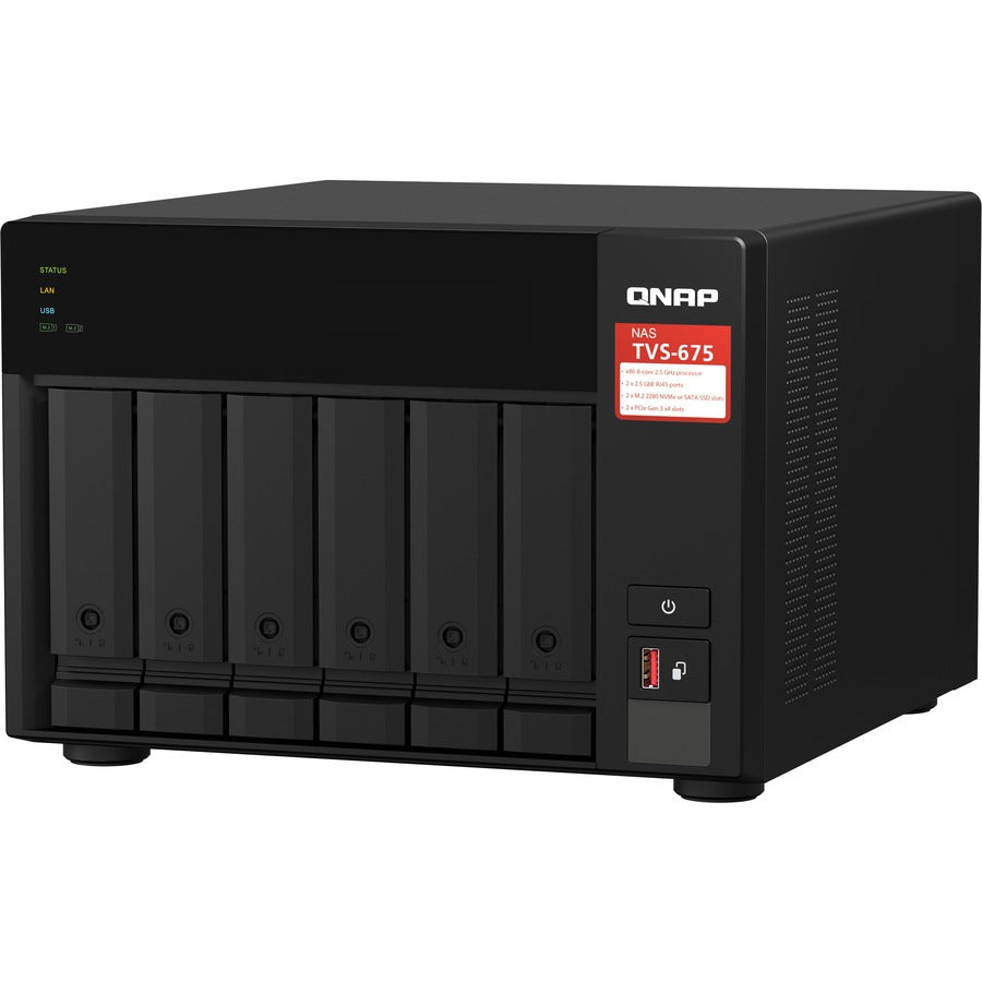 Système de stockage SAN/NAS QNAP TVS-675 TVS-675-8G-US