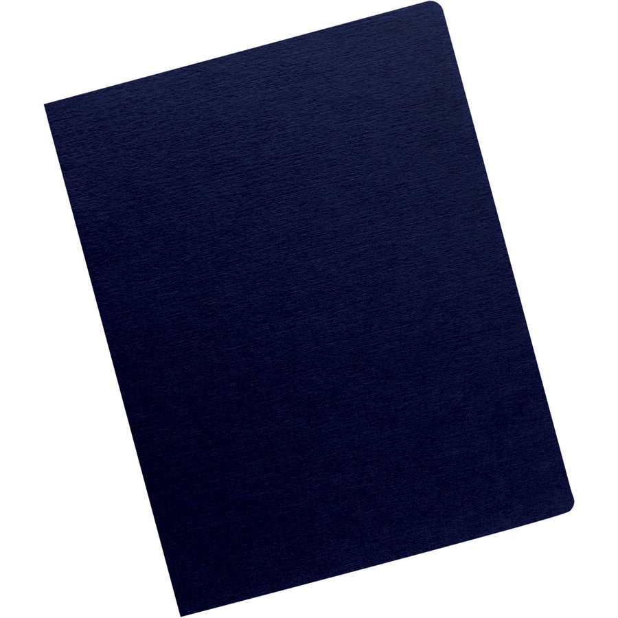 Couvertures de présentation Fellowes Futura™ - Grandes dimensions, bleu marine, lot de 25 5224801