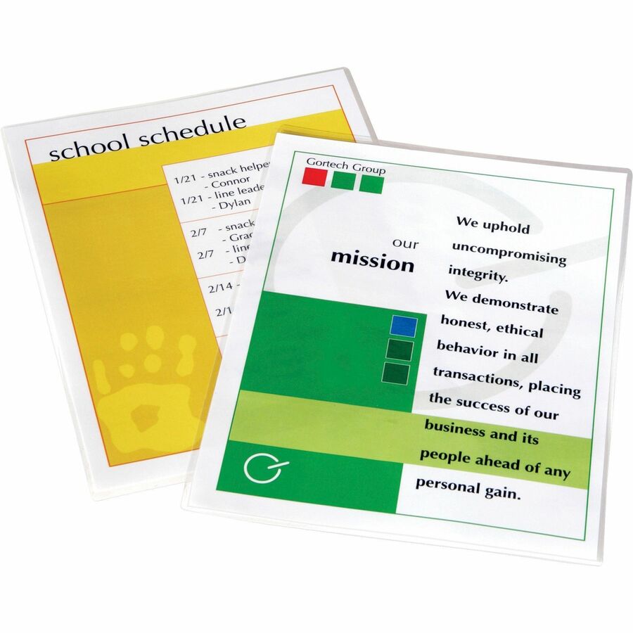Pochettes de plastification thermique Fellowes - ImageLast™, sans bourrage, lettre, 3 mil, paquet de 100 52454