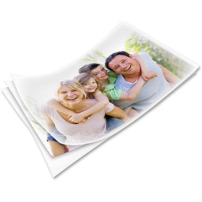 Pochettes de plastification thermique brillantes pour cartes photo Fellowes 5208301