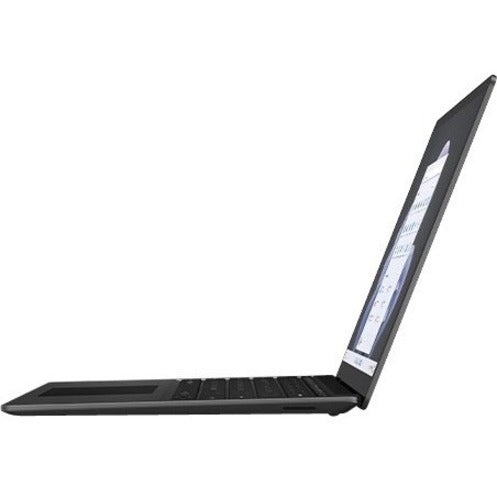 Ordinateur portable Microsoft Surface Laptop 5 13,5" à écran tactile - Intel Core i7 12e génération i7-1265U - Plateforme Intel Evo - 16 Go - SSD 256 Go - Clavier anglais - Noir mat RB1-00001