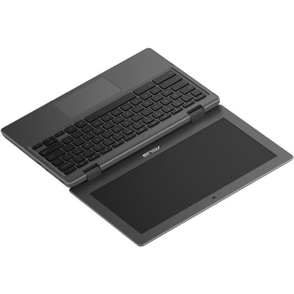 Asus Chromebook Flip CR1 CR1100FKA-P3RS-CA Chromebook convertible 2 en 1 à écran tactile 11,6" - HD - Intel Pentium Silver N6000 - 8 Go - Mémoire flash 64 Go - Gris foncé CR1100FKA-P3RS-CA