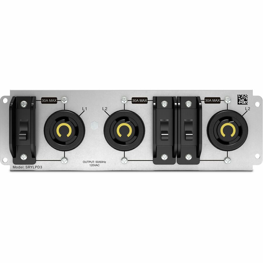 Kit de plaque arrière APC by Schneider Electric avec 3 prises NEMA L5-30R pour Smart-UPS Modular Ultra SRYLPD3