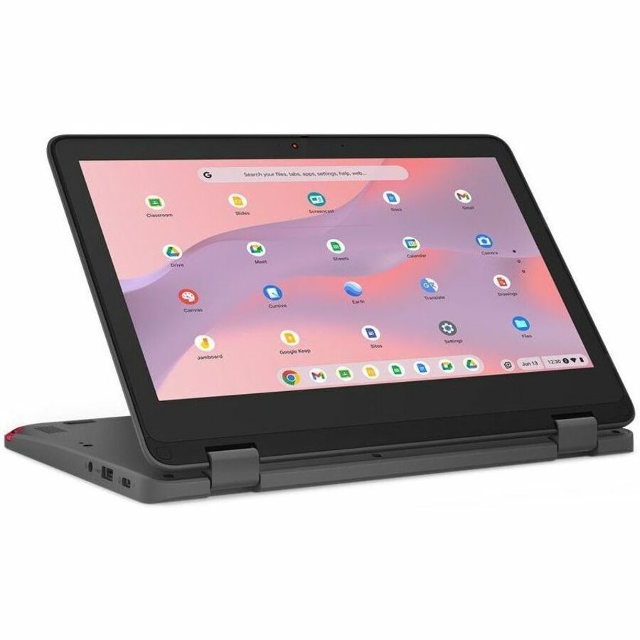 Lenovo 300e Yoga Chromebook Gen 4 82W2000ACF Chromebook convertible 2 en 1 tactile 11,6" - HD - Octa-core (ARM Cortex A76 + Cortex A55) - 4 Go - Mémoire flash 32 Go - Clavier français, anglais - Gris graphite 82W2000ACF