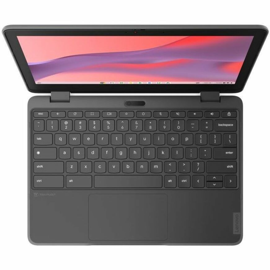 Lenovo 300e Yoga Chromebook Gen 4 82W2000ACF Chromebook convertible 2 en 1 tactile 11,6" - HD - Octa-core (ARM Cortex A76 + Cortex A55) - 4 Go - Mémoire flash 32 Go - Clavier français, anglais - Gris graphite 82W2000ACF