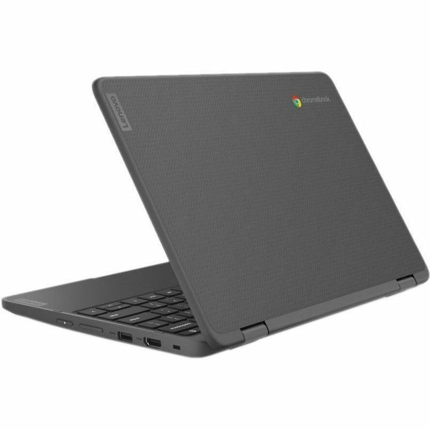 Lenovo 300e Yoga Chromebook Gen 4 82W2000ACF Chromebook convertible 2 en 1 tactile 11,6" - HD - Octa-core (ARM Cortex A76 + Cortex A55) - 4 Go - Mémoire flash 32 Go - Clavier français, anglais - Gris graphite 82W2000ACF