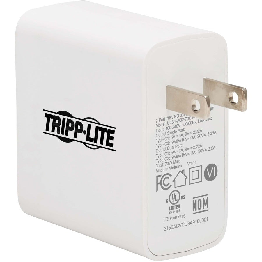 Adaptateur secteur Tripp Lite par Eaton U280-W02-70C2-G U280-W02-70C2-G