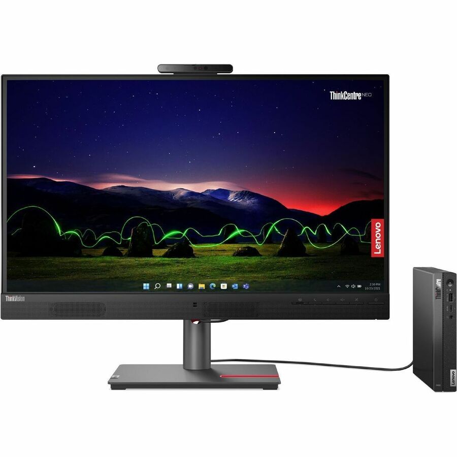 Client léger Lenovo ThinkCentre neo 50q Gen 4 12M2000XUS Tiny - Intel Core i3 (12e génération) i3-1215U Hexa-core (6 cœurs) 1,20 GHz - Noir 12M2000XUS