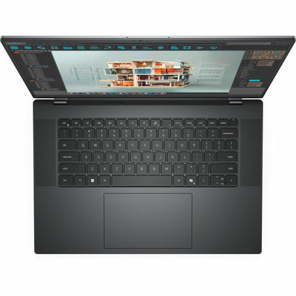 Station de travail mobile Dell Precision 5000 5690 16" - Full HD Plus - Intel Core Ultra 7 155H - Technologie vPro - Plateforme Intel Evo - 32 Go - SSD 512 Go - Clavier anglais (États-Unis) - Gris Titan anodisé 58JKH