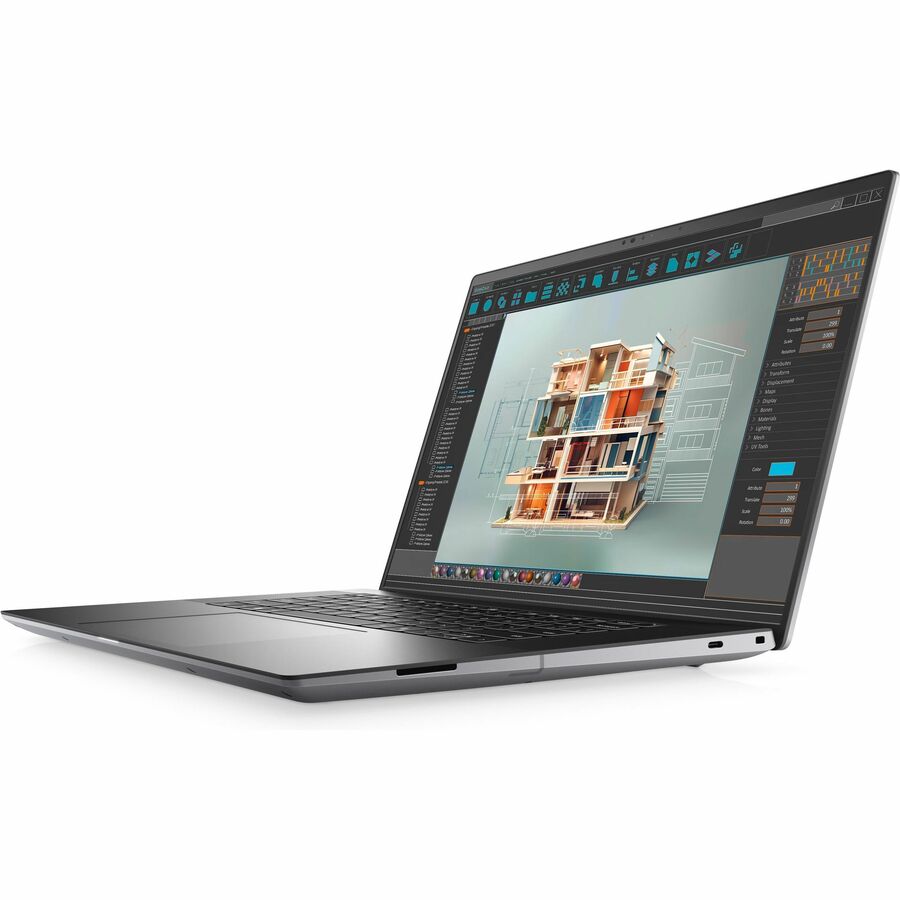 Station de travail mobile Dell Precision 5000 5690 16" - Full HD Plus - Intel Core Ultra 7 155H - Technologie vPro - Plateforme Intel Evo - 32 Go - SSD 512 Go - Clavier anglais (États-Unis) - Gris Titan anodisé 58JKH
