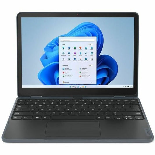 Lenovo 500w Yoga Gen 4 82VQ000TUS Ordinateur portable convertible 2 en 1 à écran tactile 12,2" - WUXGA - Intel Core i3 i3-N300 - 8 Go - SSD 256 Go - Clavier anglais - Gris ardoise 82VQ000TUS