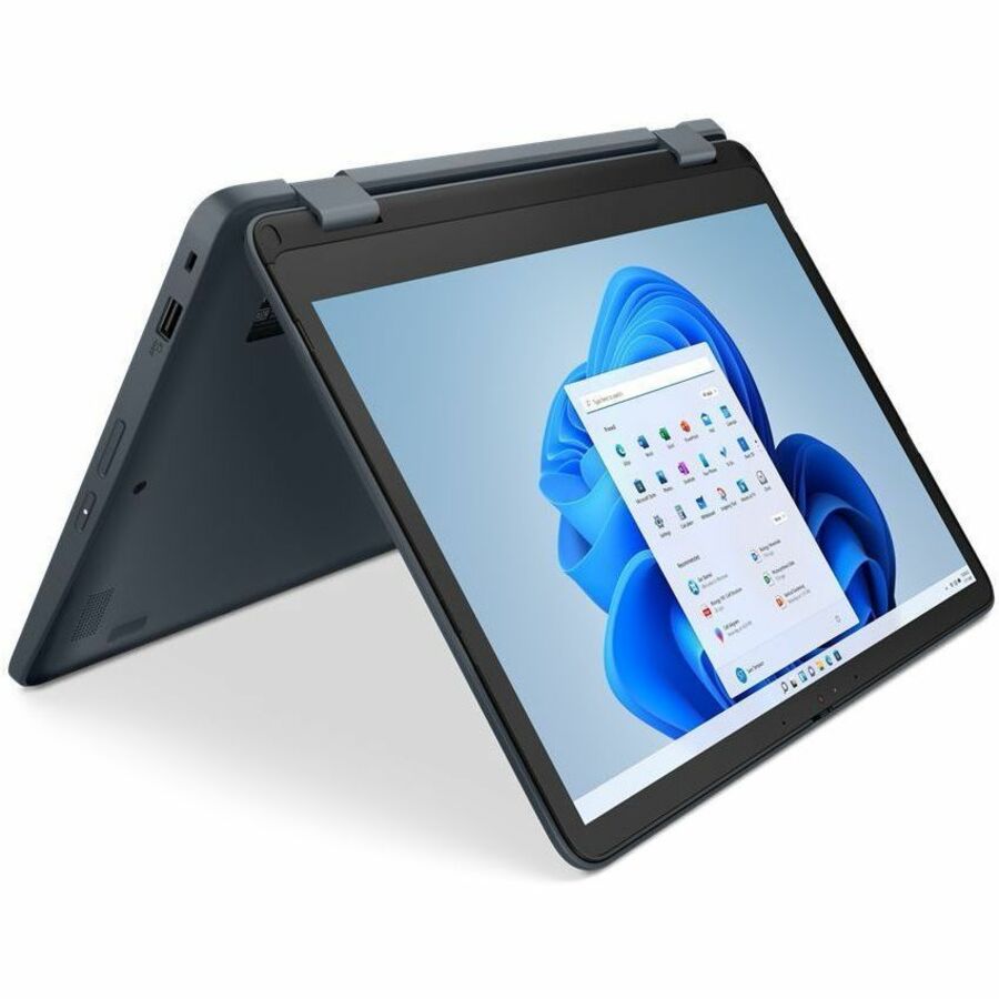 Lenovo 500w Yoga Gen 4 82VQ000TUS Ordinateur portable convertible 2 en 1 à écran tactile 12,2" - WUXGA - Intel Core i3 i3-N300 - 8 Go - SSD 256 Go - Clavier anglais - Gris ardoise 82VQ000TUS